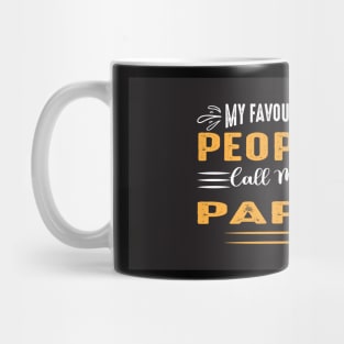 papa t shirt design Mug